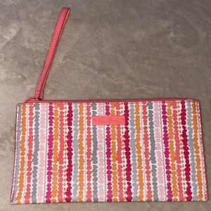 Vera Bradley Slim Zip Wristlet Confetti Stripe